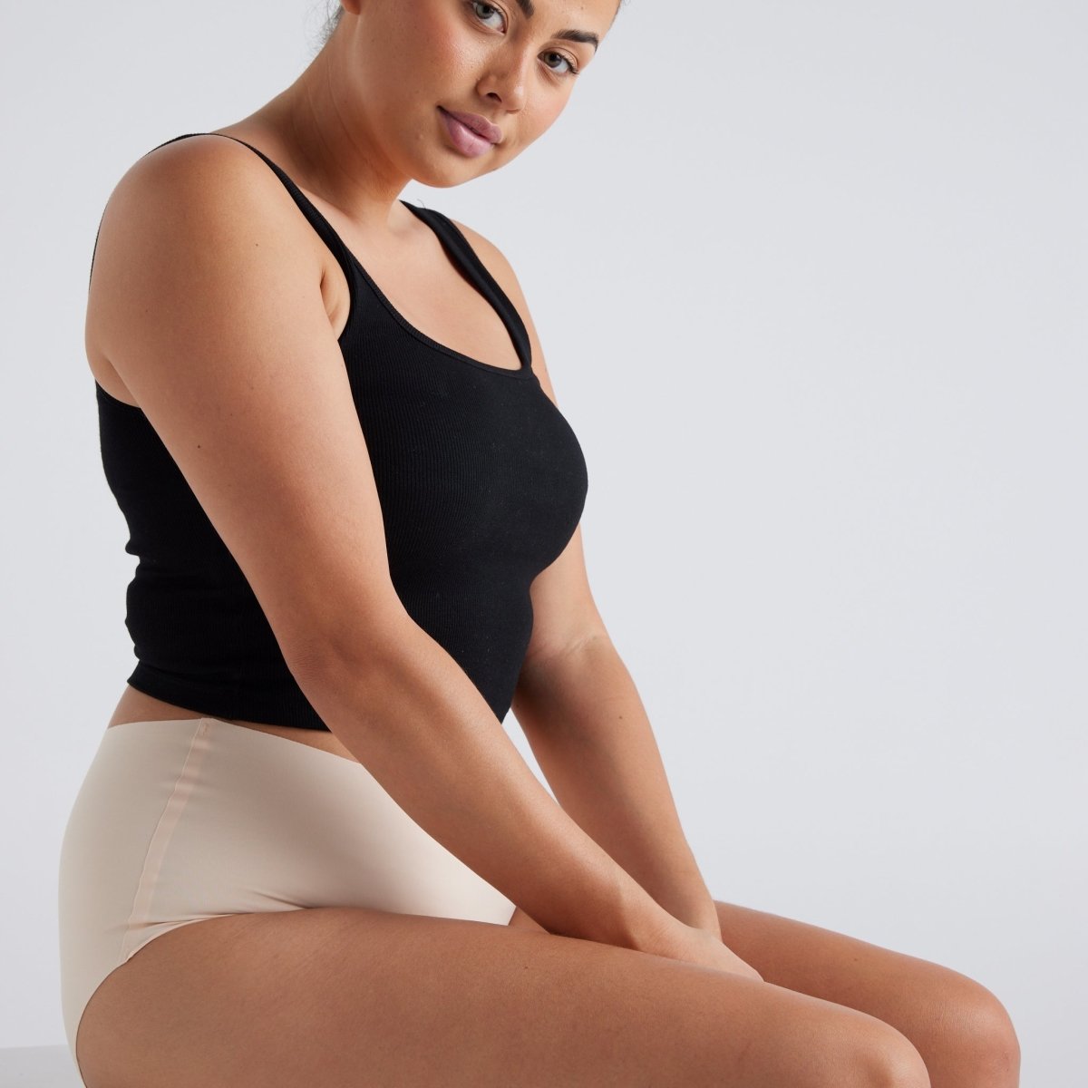 Mid-Rise Full Brief - Seamless Ultrasmooth - Buttermilk - Peach Underwear