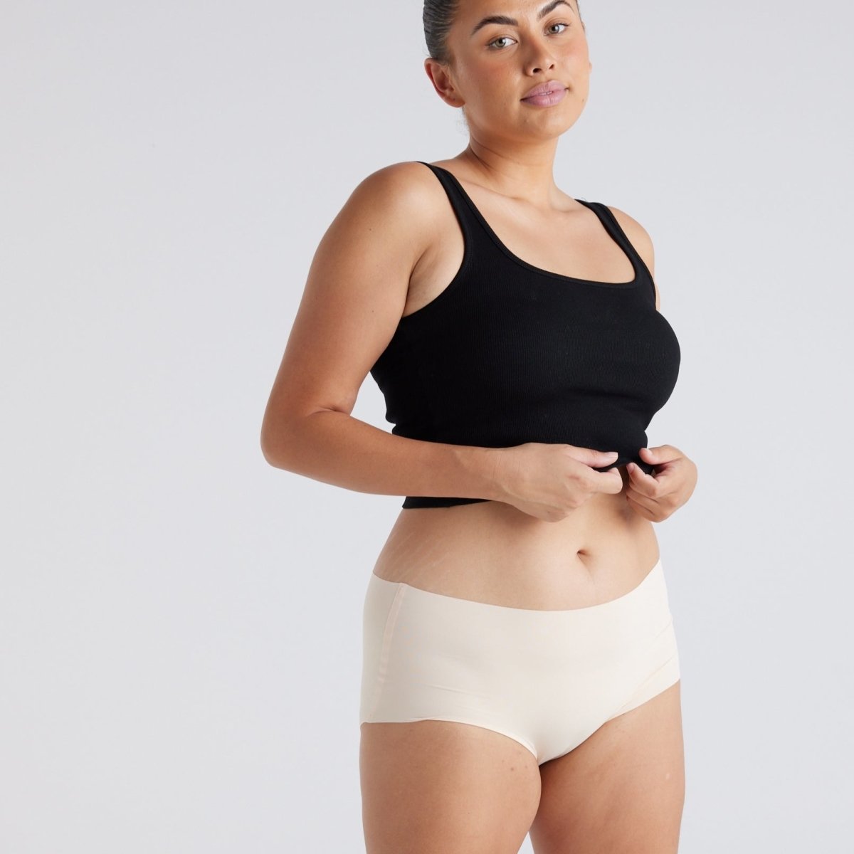 Mid-Rise Full Brief - Seamless Ultrasmooth - Buttermilk - Peach Underwear