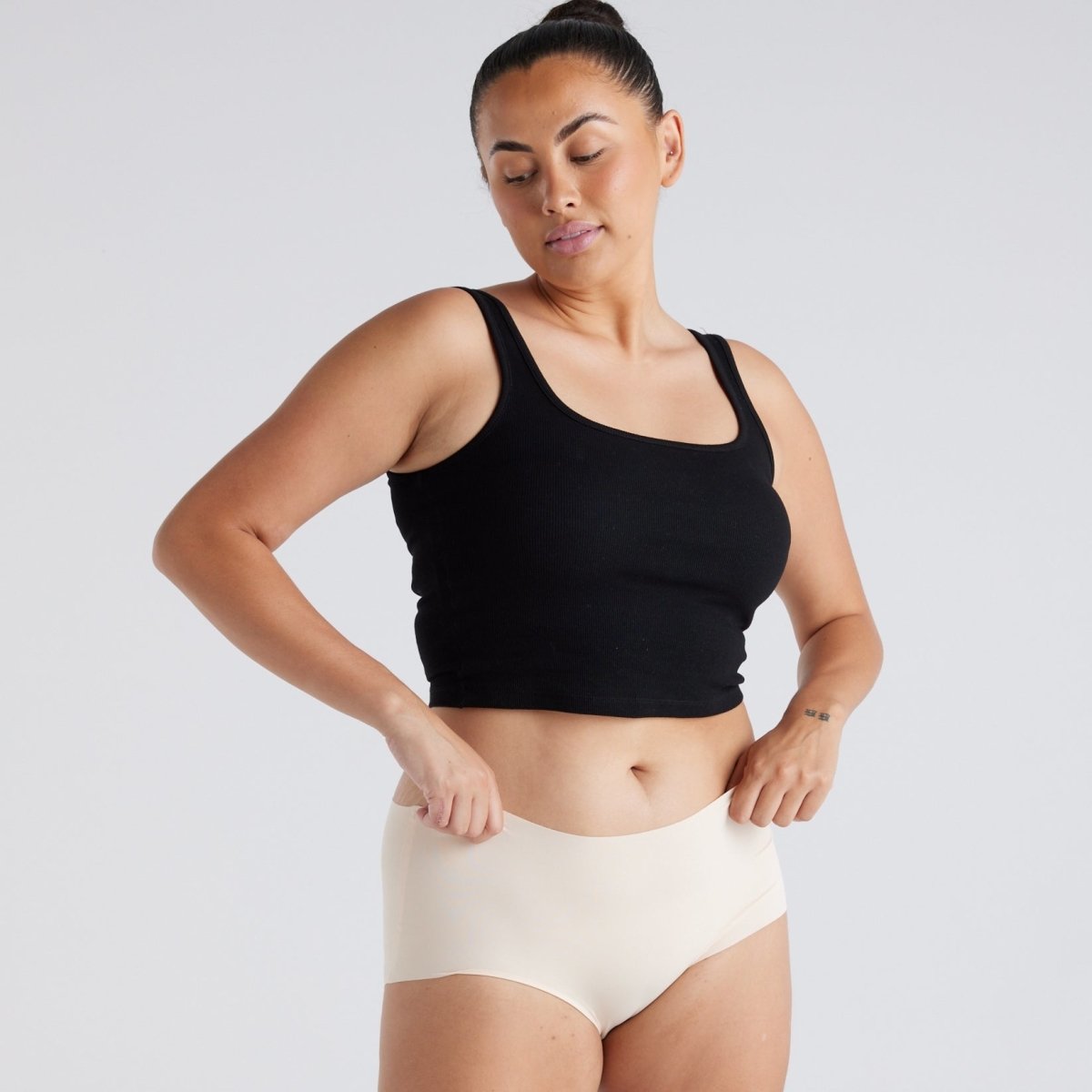Mid-Rise Full Brief - Seamless Ultrasmooth - Buttermilk - Peach Underwear