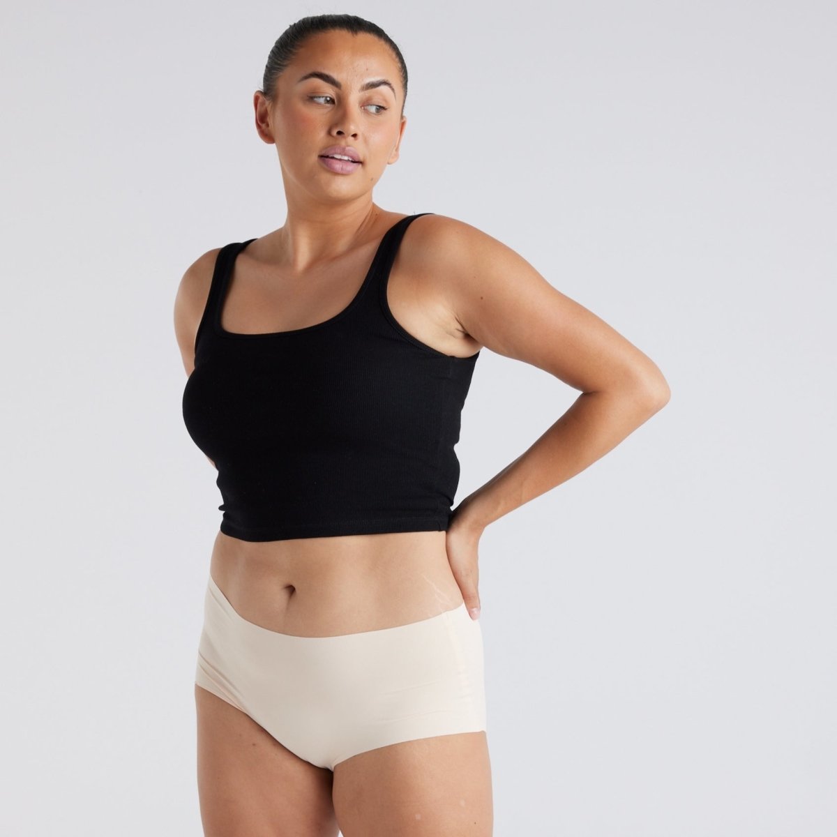 Mid-Rise Full Brief - Seamless Ultrasmooth - Buttermilk - Peach Underwear