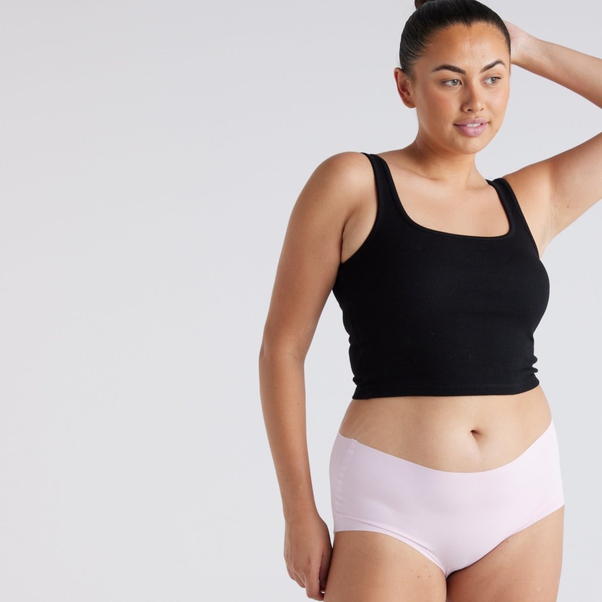Mid-Rise Full Brief - Seamless Ultrasmooth - Fairy Floss - Peach Underwear