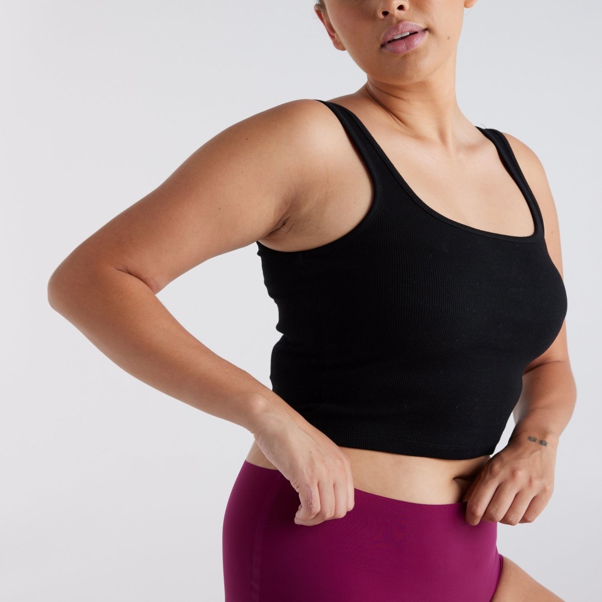 Mid-Rise Full Brief - Seamless Ultrasmooth - Merlot - Peach Underwear