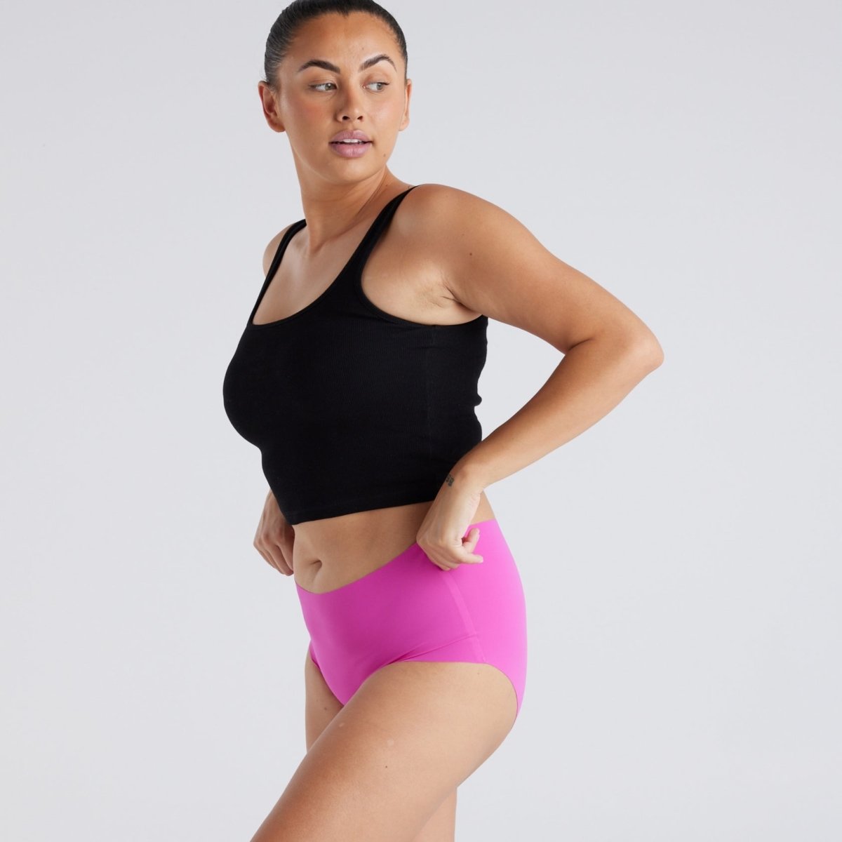 Mid-Rise Full Brief - Seamless Ultrasmooth - Pink Fizz - Peach Underwear