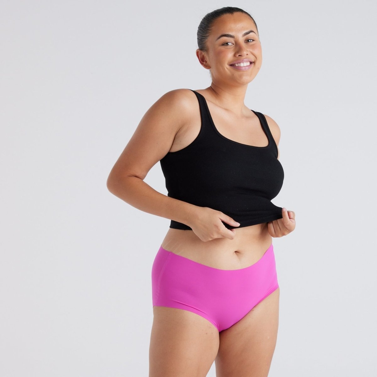 Mid-Rise Full Brief - Seamless Ultrasmooth - Pink Fizz - Peach Underwear