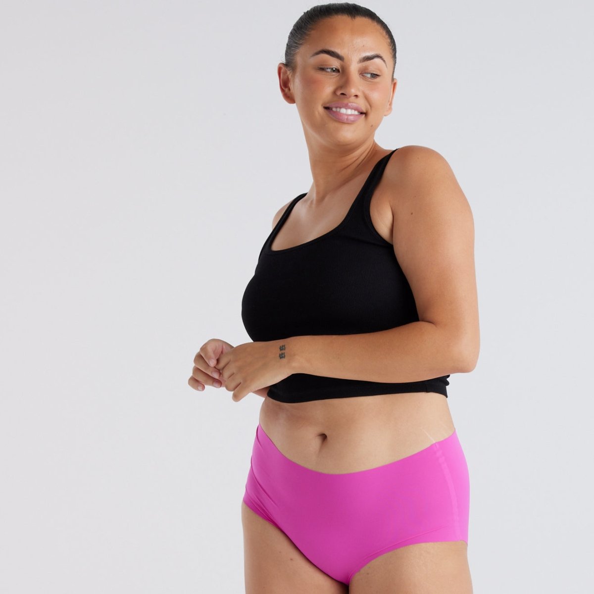 Mid-Rise Full Brief - Seamless Ultrasmooth - Pink Fizz - Peach Underwear