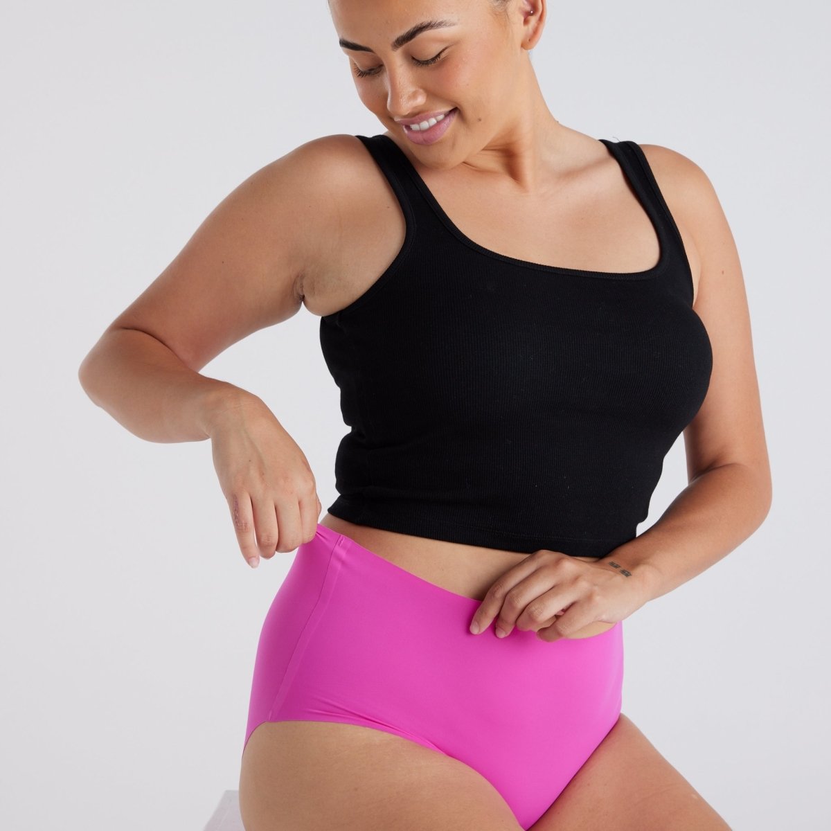 Mid-Rise Full Brief - Seamless Ultrasmooth - Pink Fizz - Peach Underwear