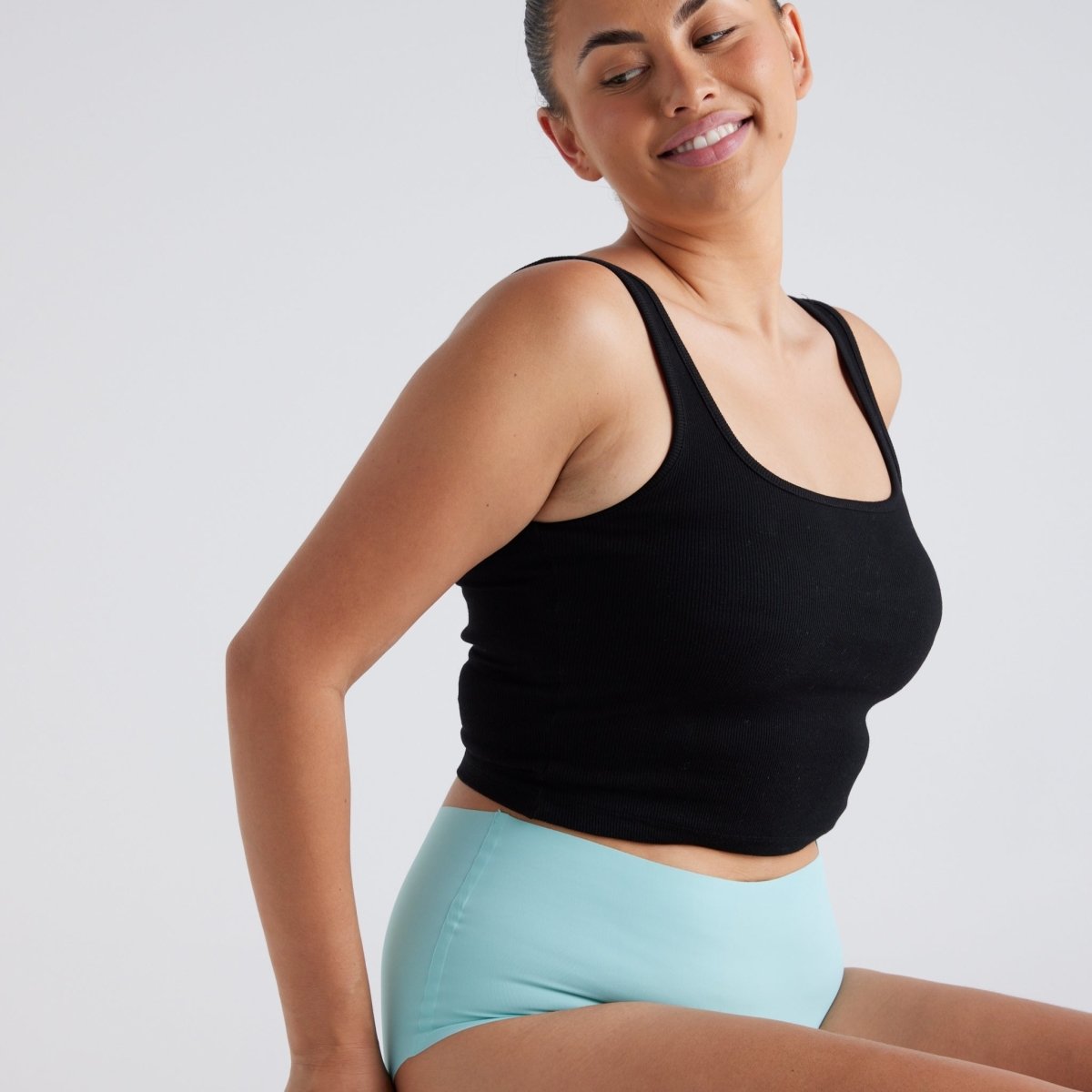 Mid-Rise Full Brief - Seamless Ultrasmooth - Sea Foam - Peach Underwear