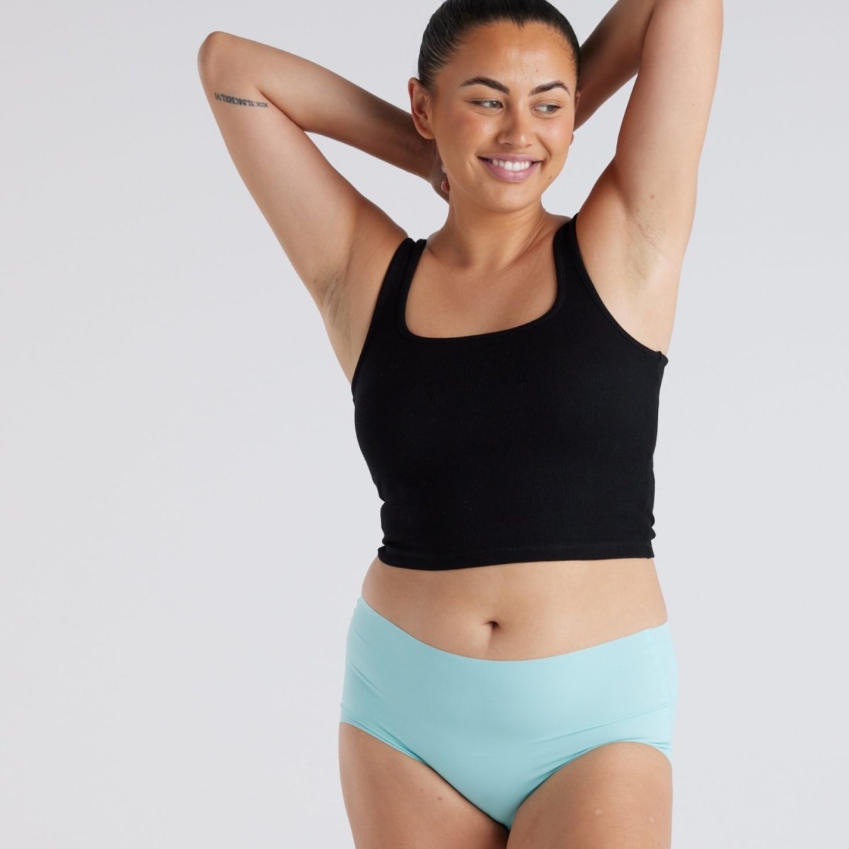 Mid-Rise Full Brief - Seamless Ultrasmooth - Sea Foam - Peach Underwear