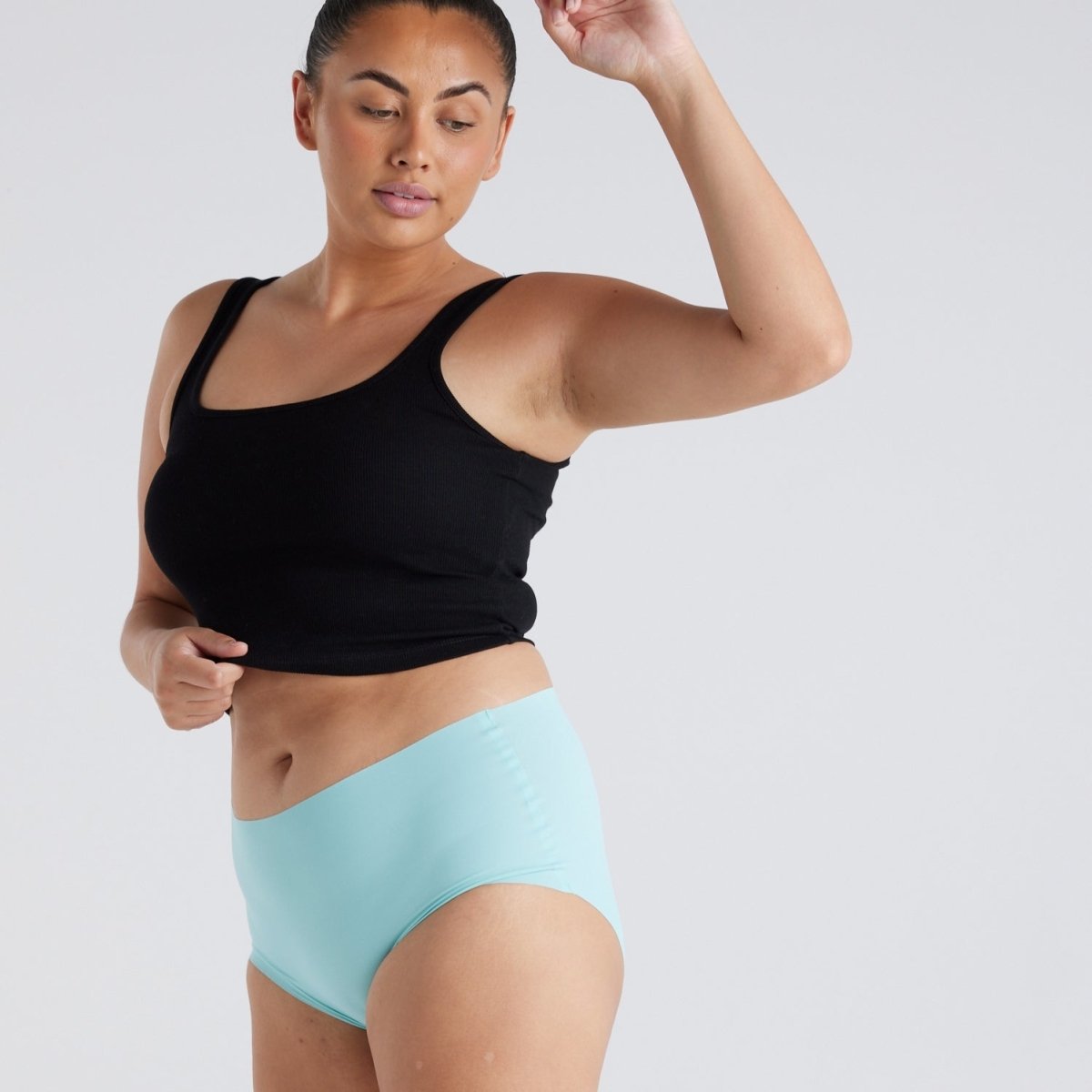 Mid-Rise Full Brief - Seamless Ultrasmooth - Sea Foam - Peach Underwear