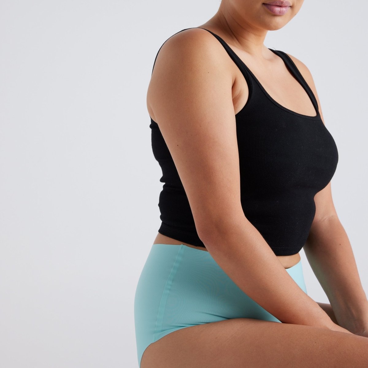 Mid-Rise Full Brief - Seamless Ultrasmooth - Sea Foam - Peach Underwear