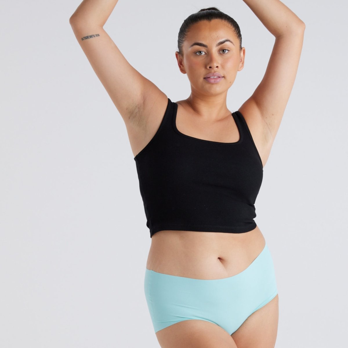 Mid-Rise Full Brief - Seamless Ultrasmooth - Sea Foam - Peach Underwear