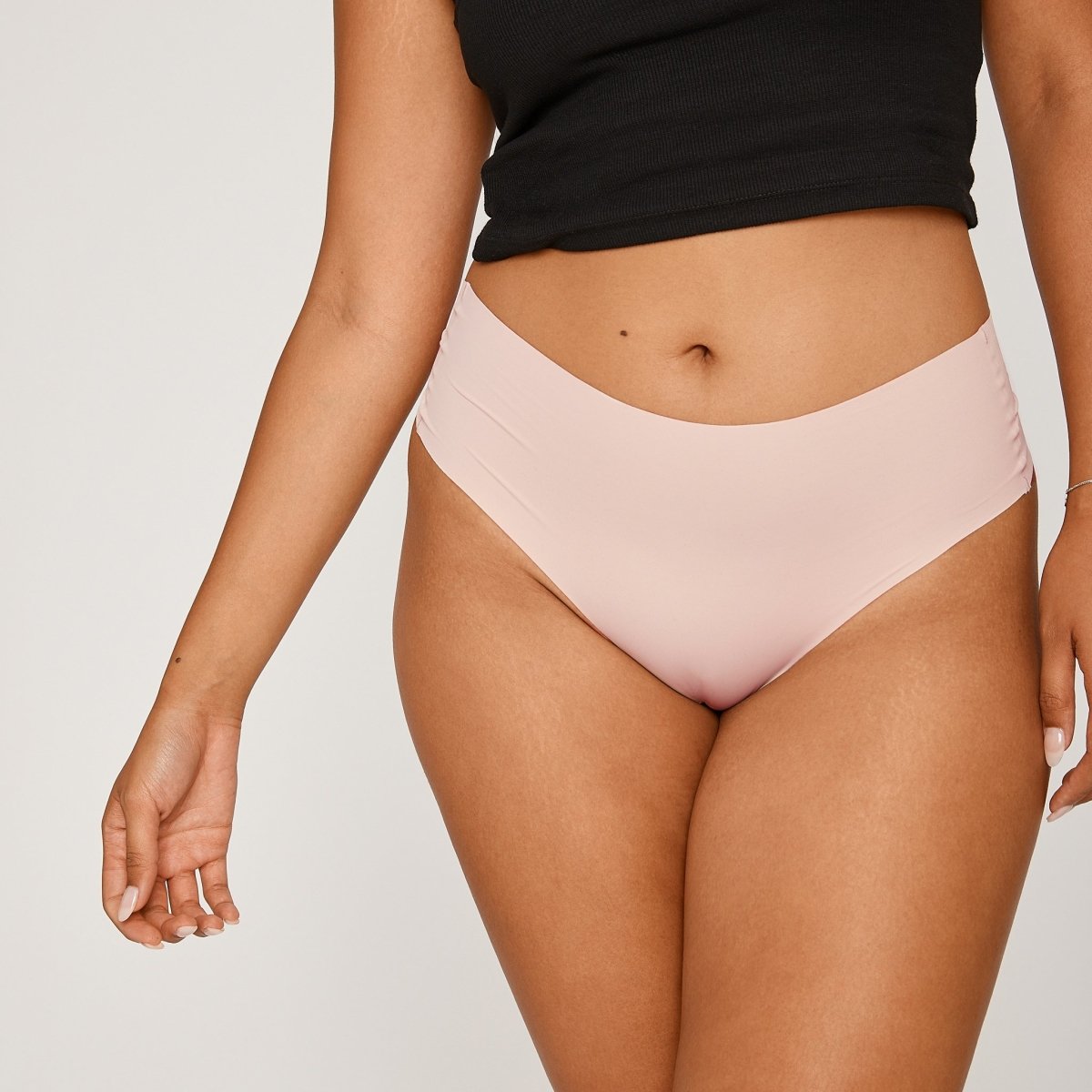 Mid-Rise Thong - Luna - Peach Underwear