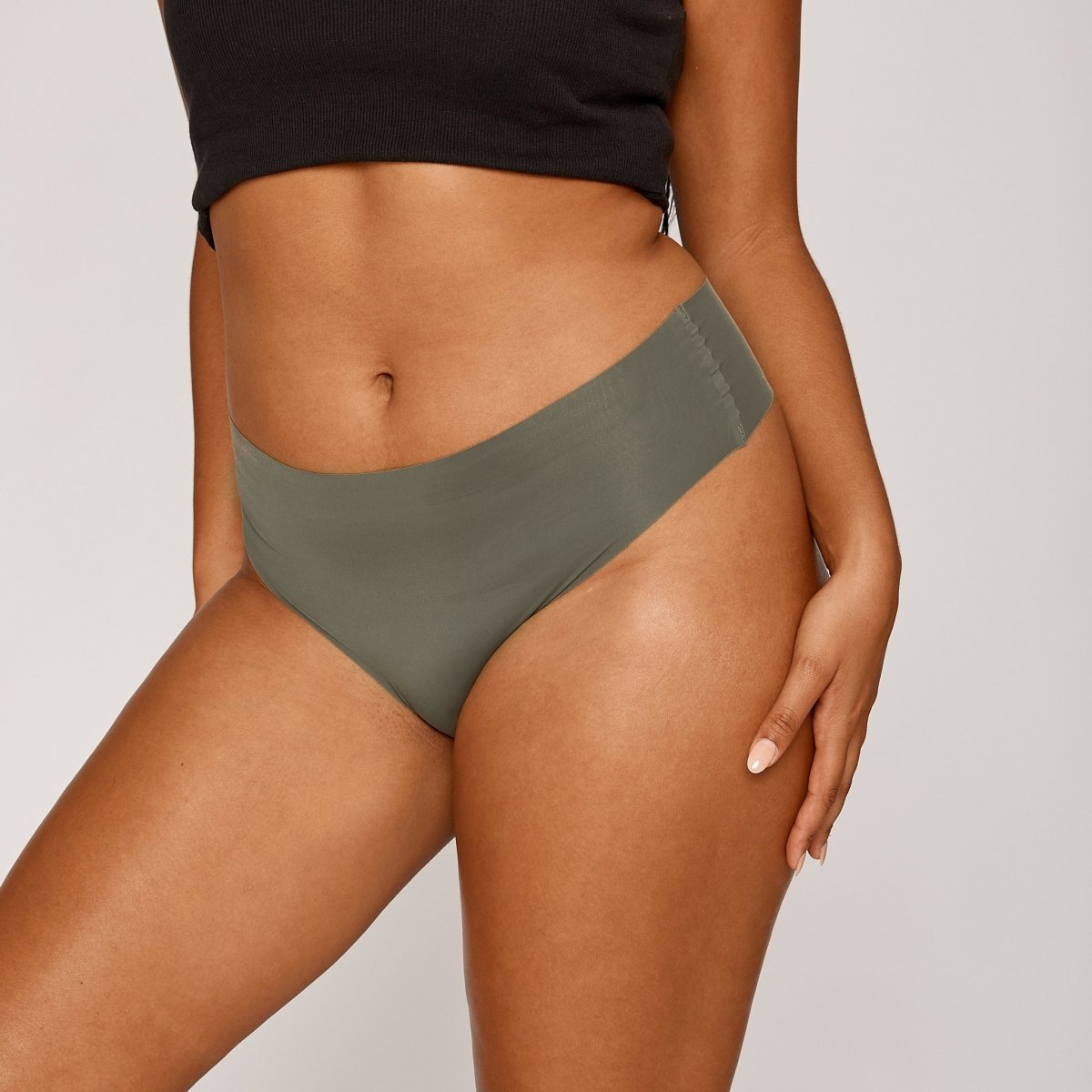 Mid-Rise Thong - Rio - Peach Underwear