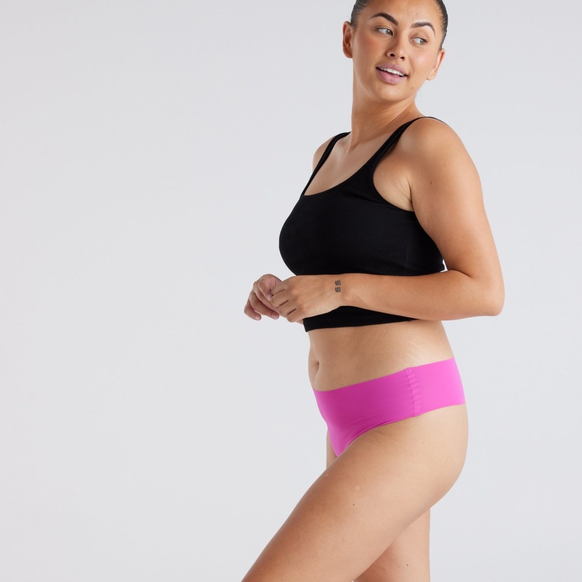 Mid-Rise Thong - Seamless Ultrasmooth - Pink Fizz - Peach Underwear