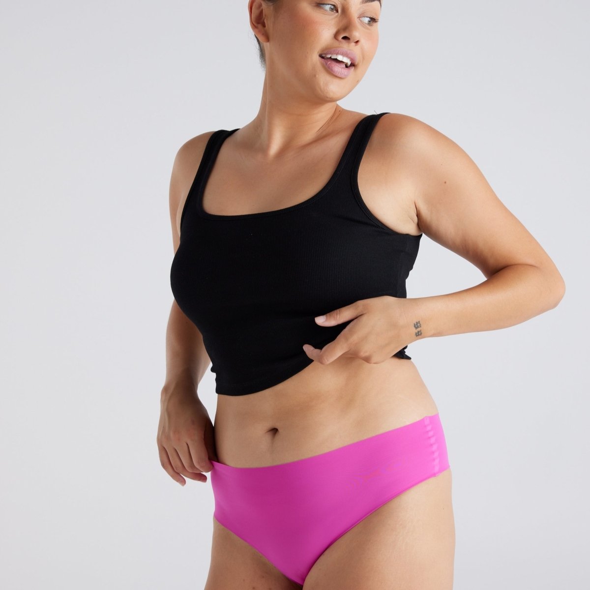Mid-Rise Thong - Seamless Ultrasmooth - Pink Fizz - Peach Underwear