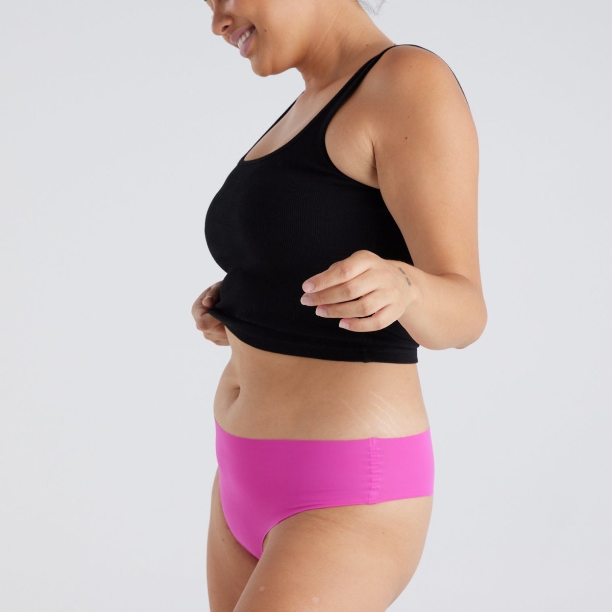 Mid-Rise Thong - Seamless Ultrasmooth - Pink Fizz - Peach Underwear