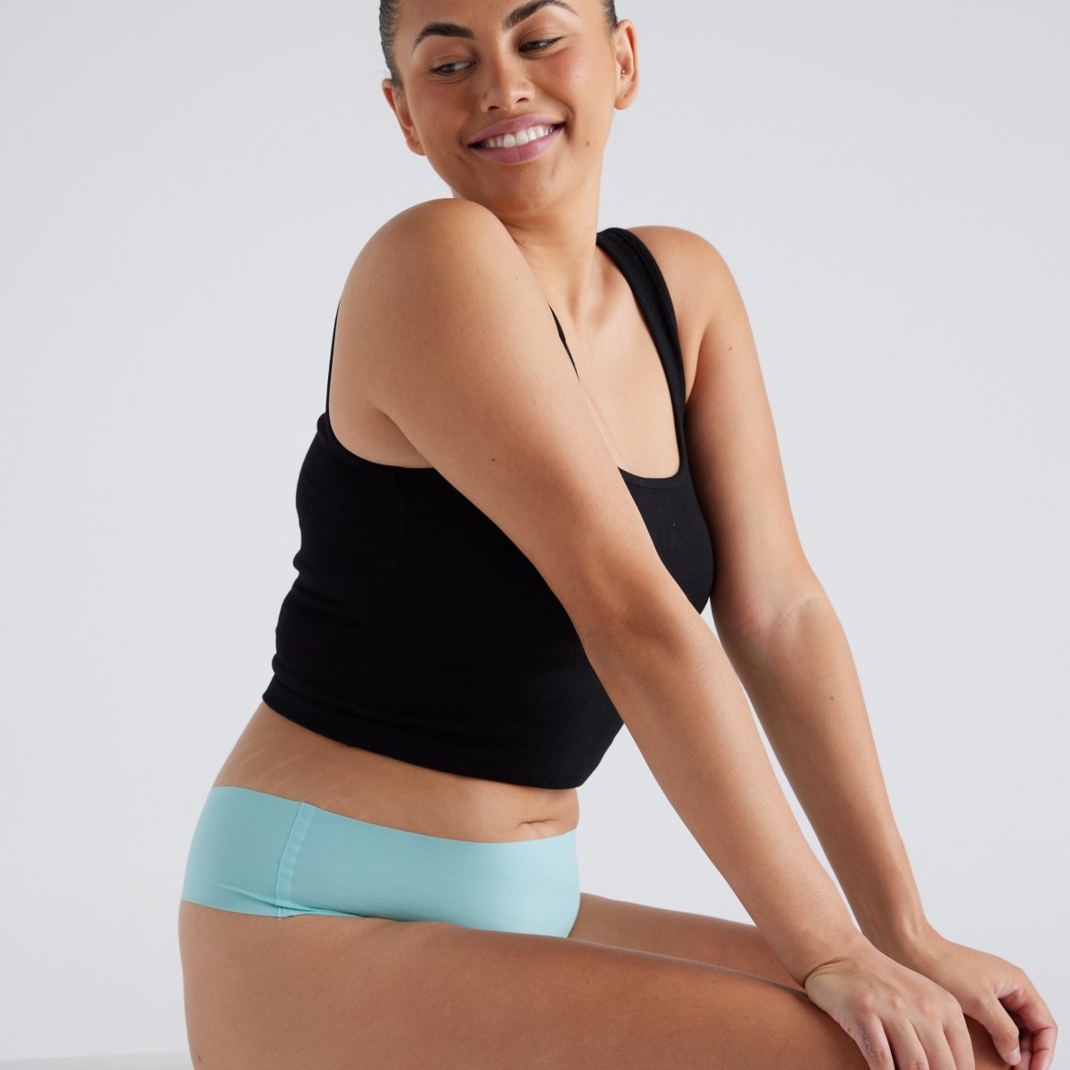 Mid-Rise Thong - Seamless Ultrasmooth - Sea Foam - Peach Underwear