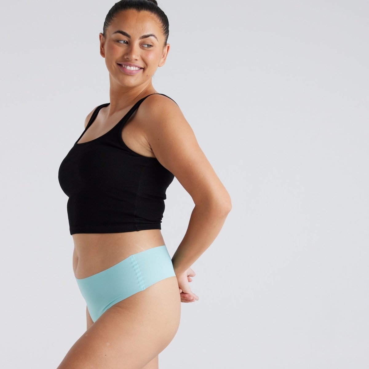 Mid-Rise Thong - Seamless Ultrasmooth - Sea Foam - Peach Underwear