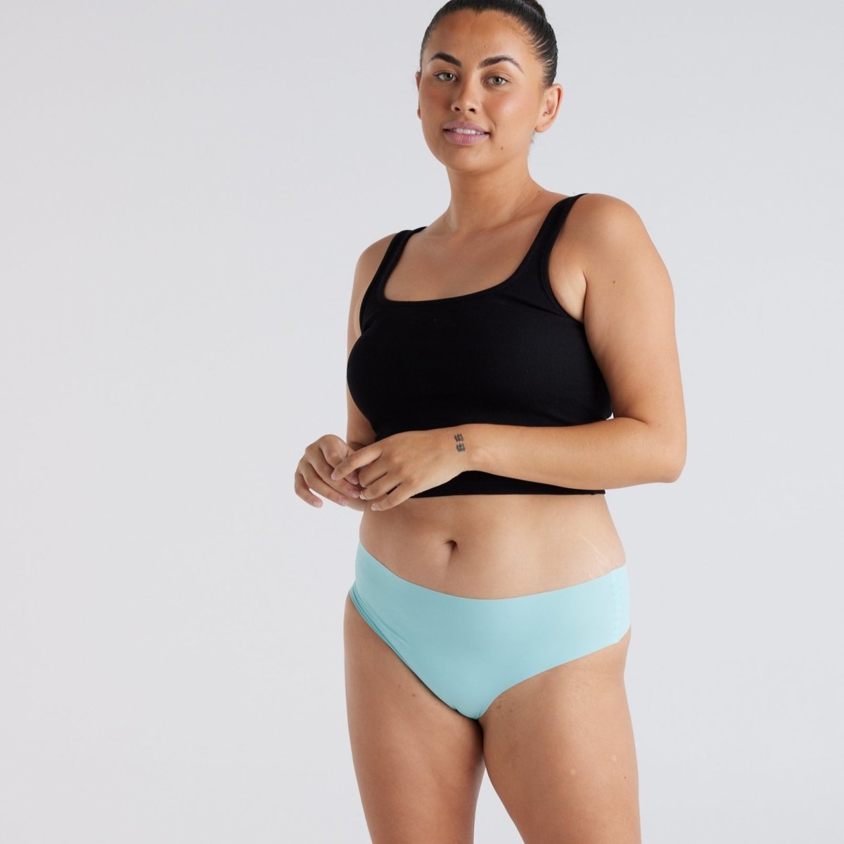 Mid-Rise Thong - Seamless Ultrasmooth - Sea Foam - Peach Underwear
