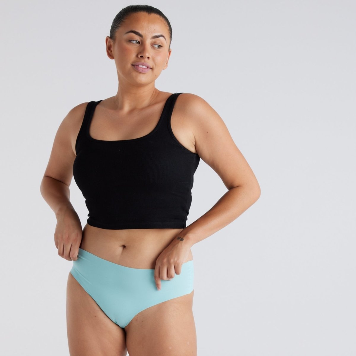 Mid-Rise Thong - Seamless Ultrasmooth - Sea Foam - Peach Underwear