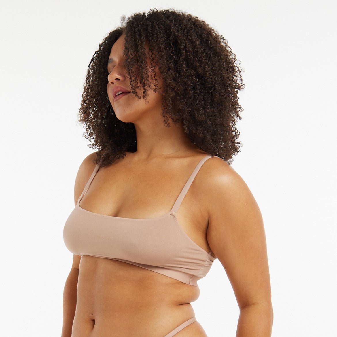 Scoop Bralette - Super Stretch - Latte - Peach Underwear