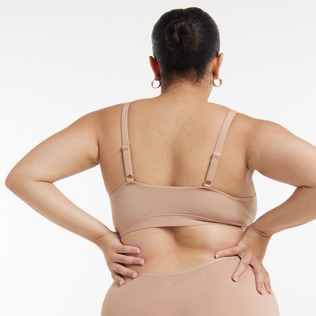 Scoop Bralette - Super Stretch - Latte - Peach Underwear