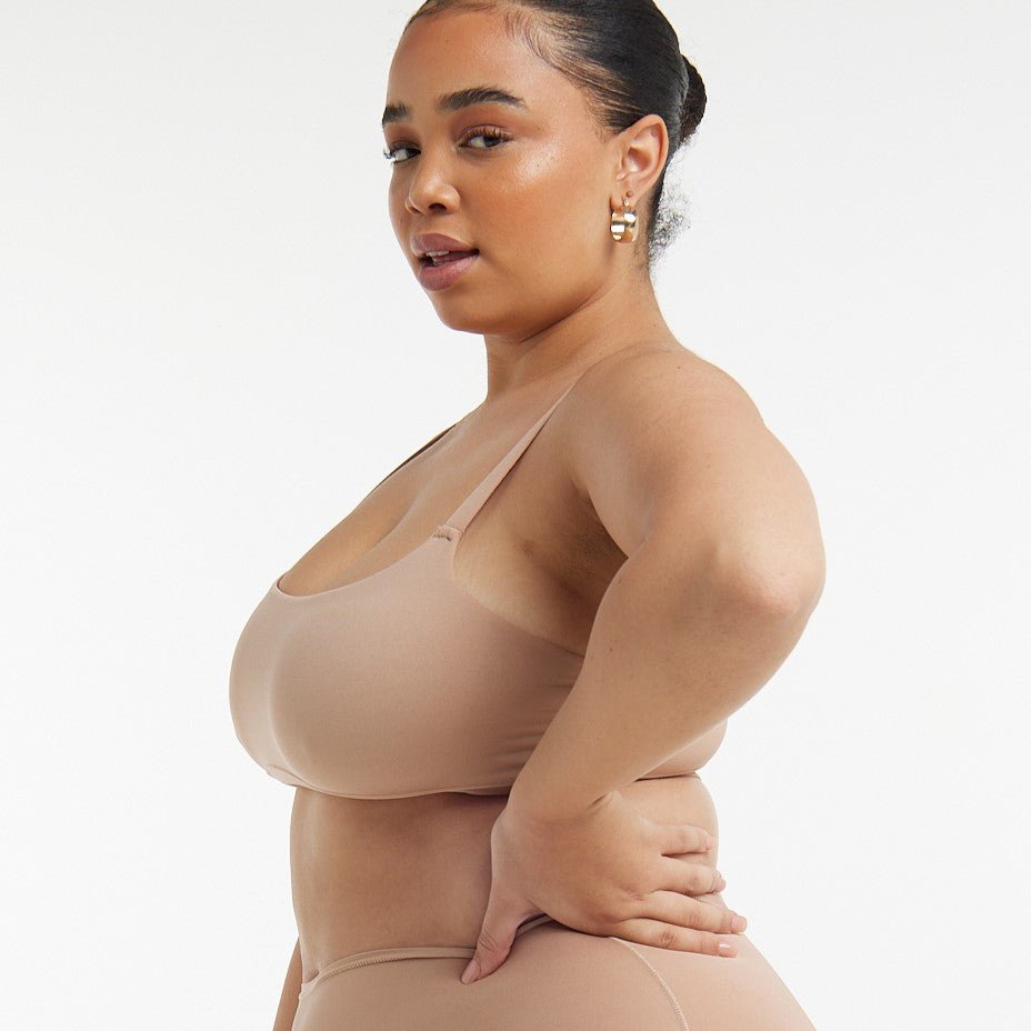Scoop Bralette - Super Stretch - Latte - Peach Underwear