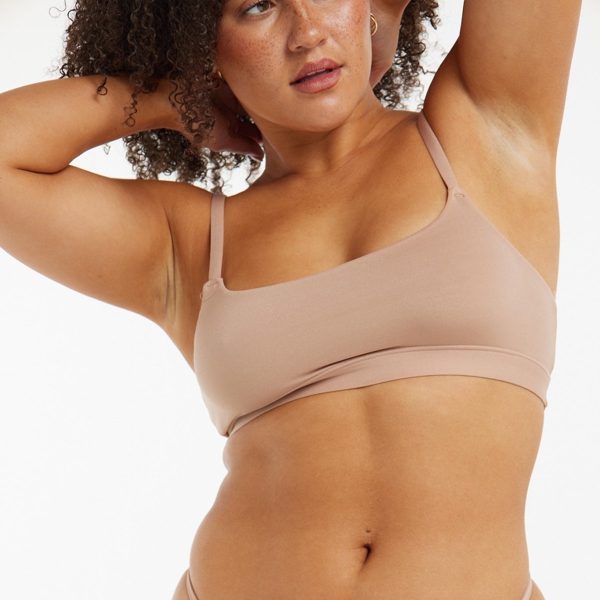 Scoop Bralette - Super Stretch - Latte - Peach Underwear