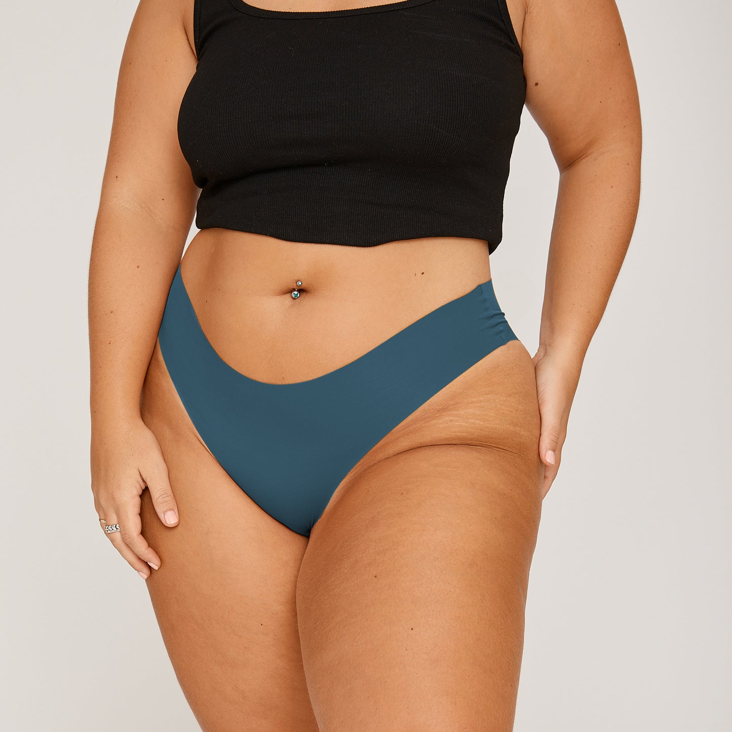 Original-Rise Cheeky - Seamless Ultrasmooth - Black