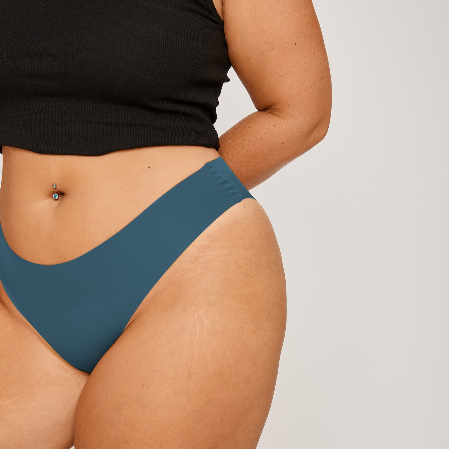 Original-Rise Cheeky - Seamless Ultrasmooth - Black