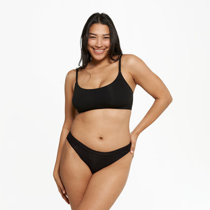 Original Thong - Bamboo Butter - Black