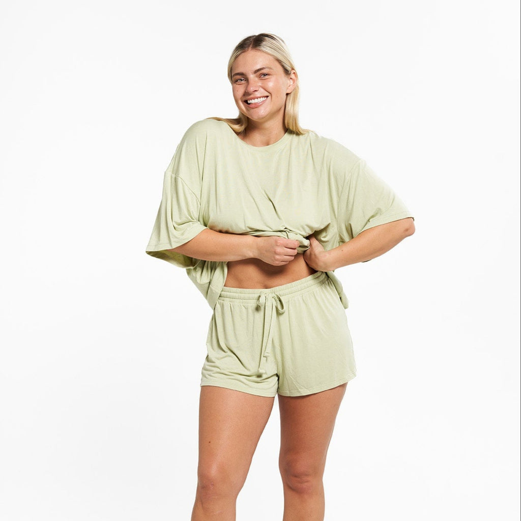 Oversized Sleep Shirt - Aloe