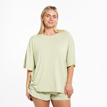 Oversized Sleep Shirt - Aloe