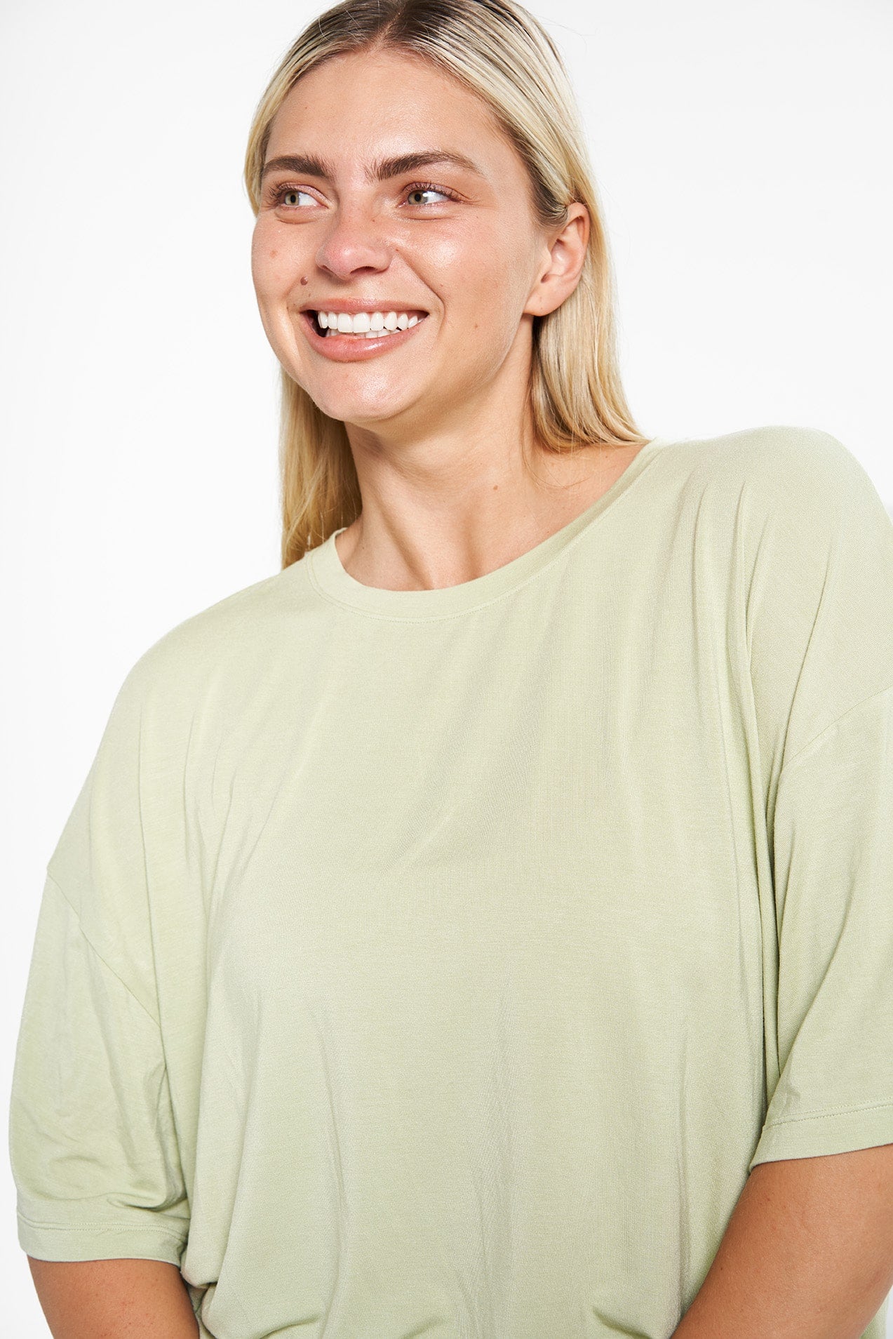 Oversized Sleep Shirt - Aloe