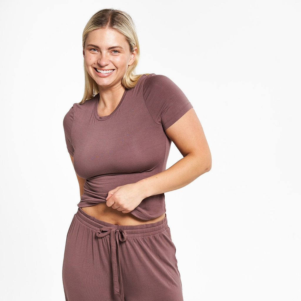 Sleep Short Sleeve - Peppercorn