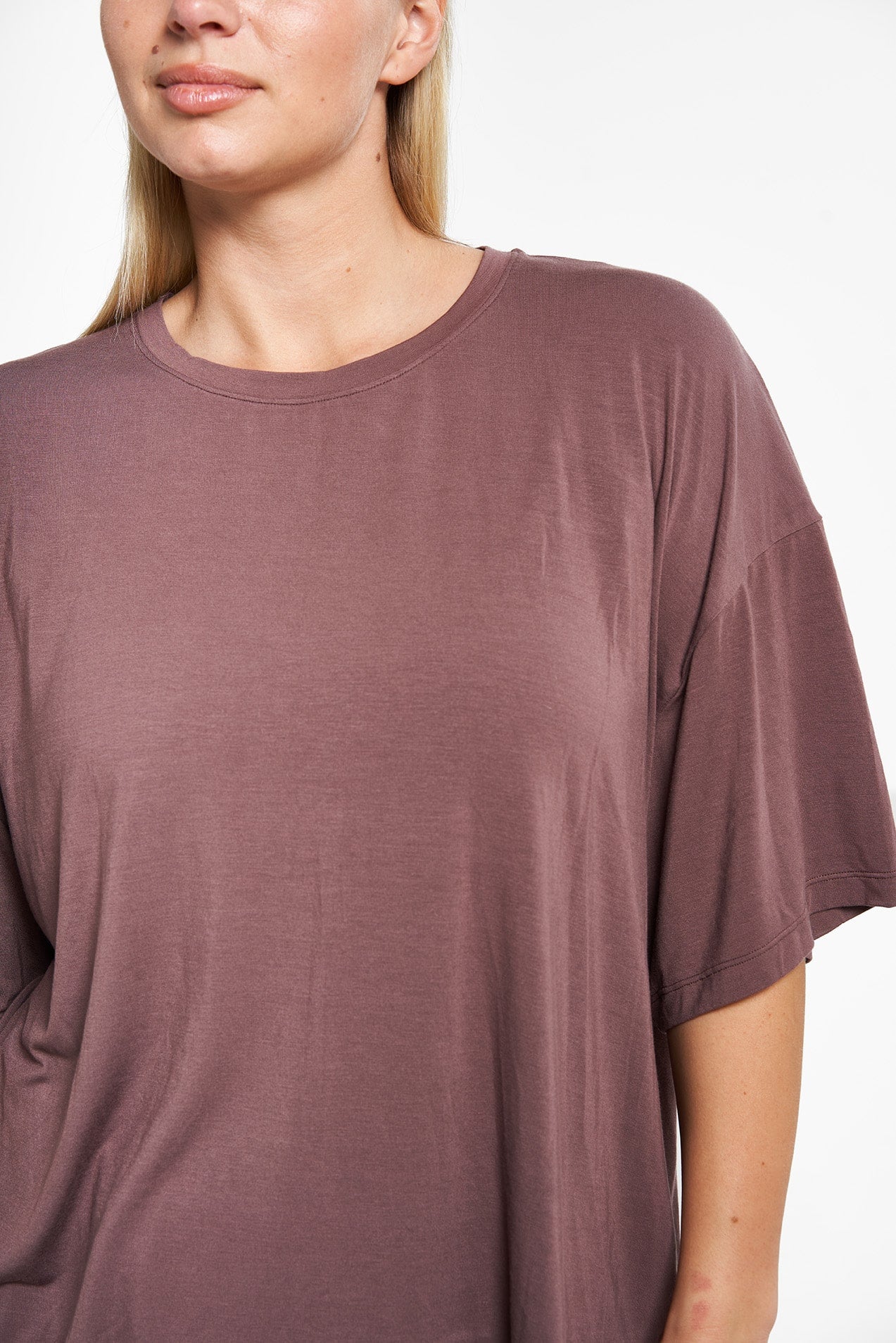 Oversized Sleep Shirt - Peppercorn