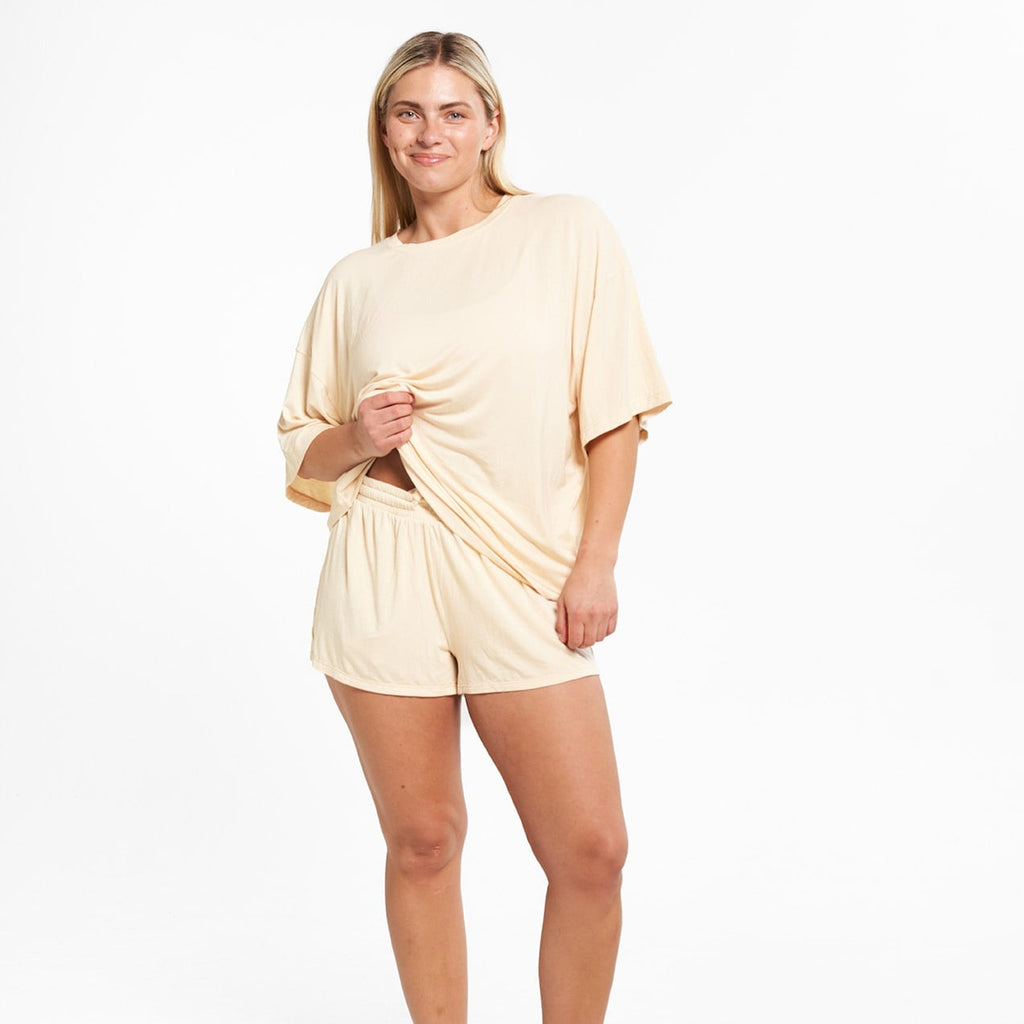 Oversized Sleep Shirt - Vanilla