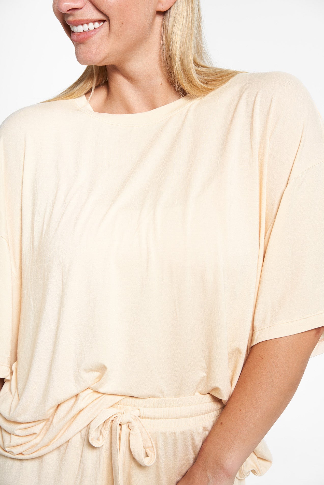 Oversized Sleep Shirt - Vanilla