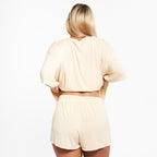 Oversized Sleep Shirt - Vanilla
