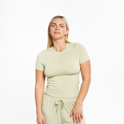 Sleep Short Sleeve - Aloe