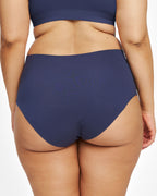 High-Rise Bikini - Seamless Cotton - Ink