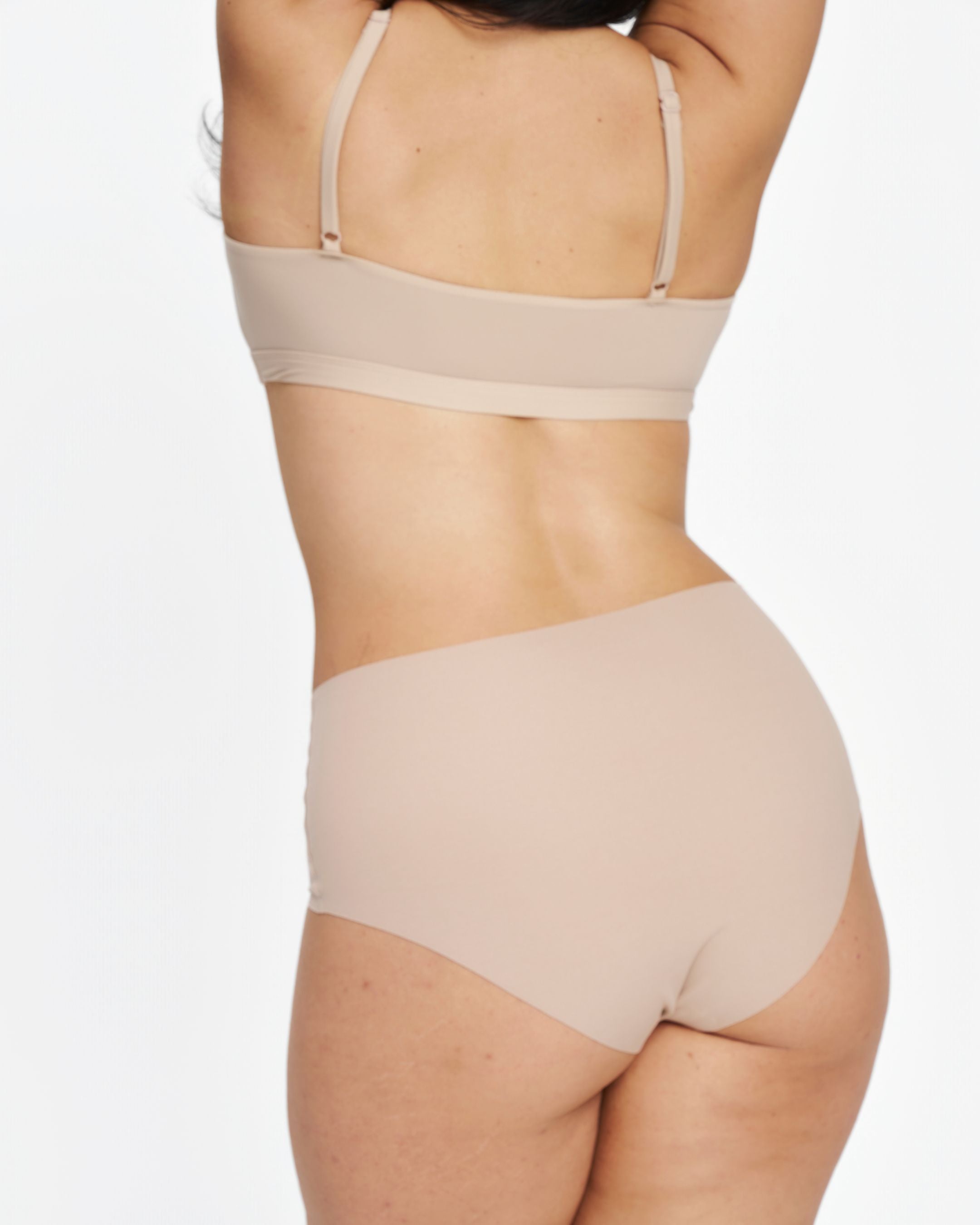 High-Rise Bikini - Seamless Cotton - Latte