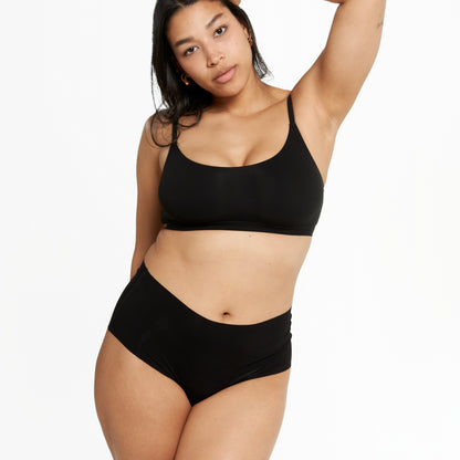 High-Rise Bikini - Seamless Eco - Black