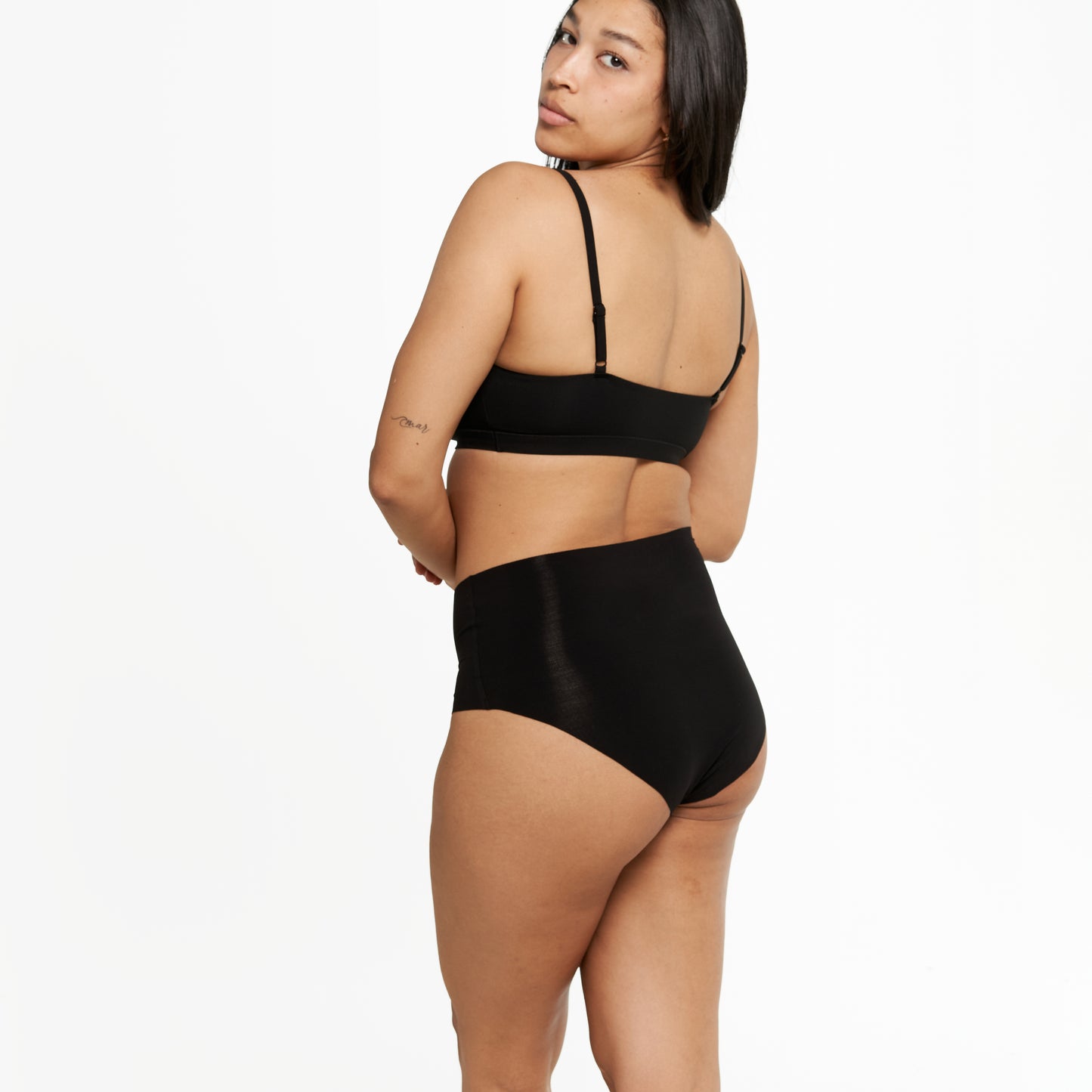 High-Rise Bikini - Seamless Eco - Black