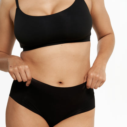 High-Rise Bikini - Seamless Eco - Black