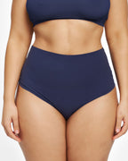 High-Rise Cheeky - Seamless Cotton - Ink