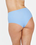 High-Rise Cheeky - Seamless Cotton - Sky