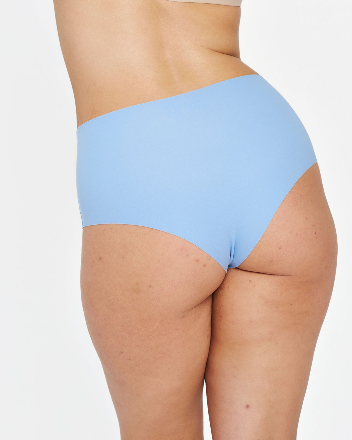High-Rise Cheeky - Seamless Cotton - Sky