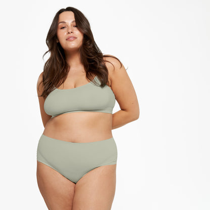 High-Rise Thong - Seamless Ultrasmooth 2.0 - Moss