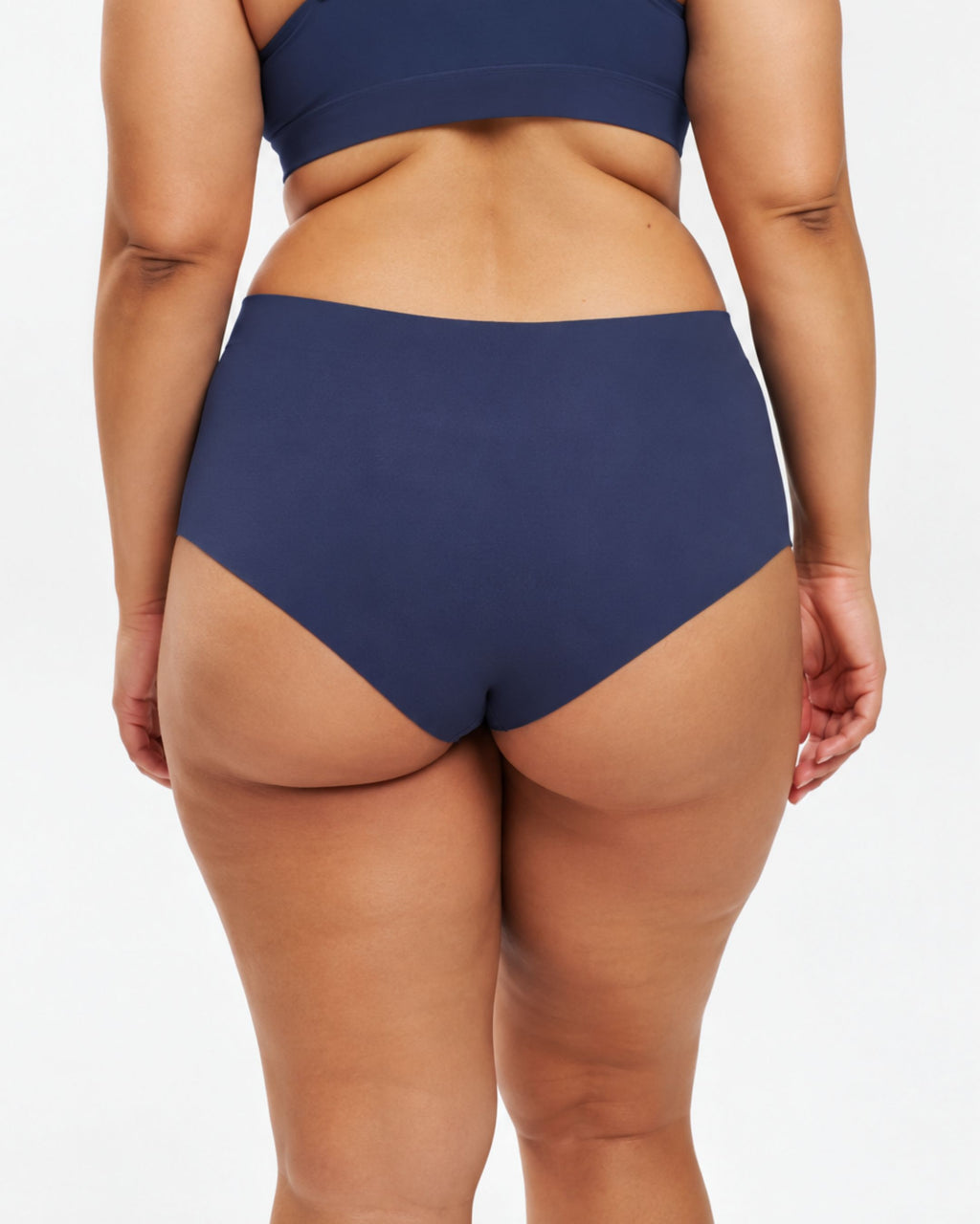 High-Rise Cheeky - Seamless Cotton - Ink